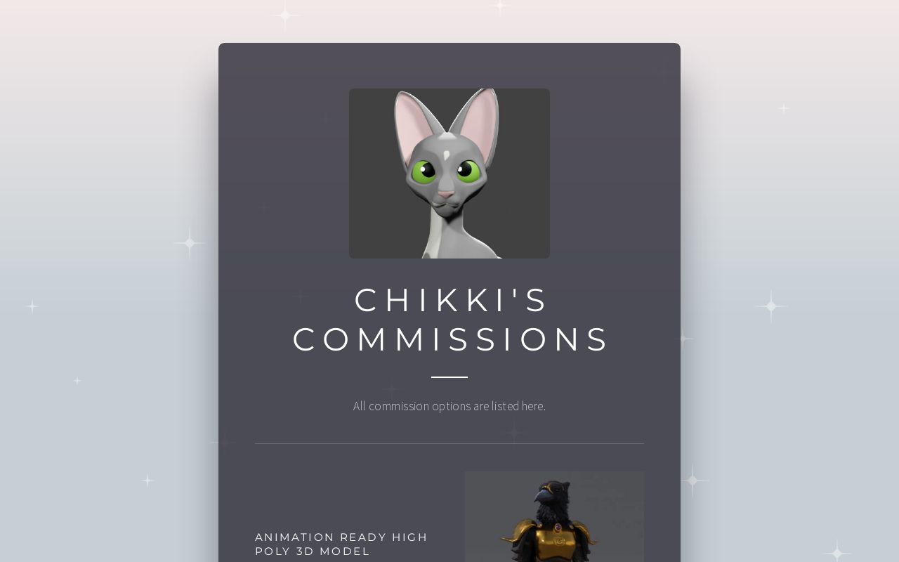 Chikki's Commissions